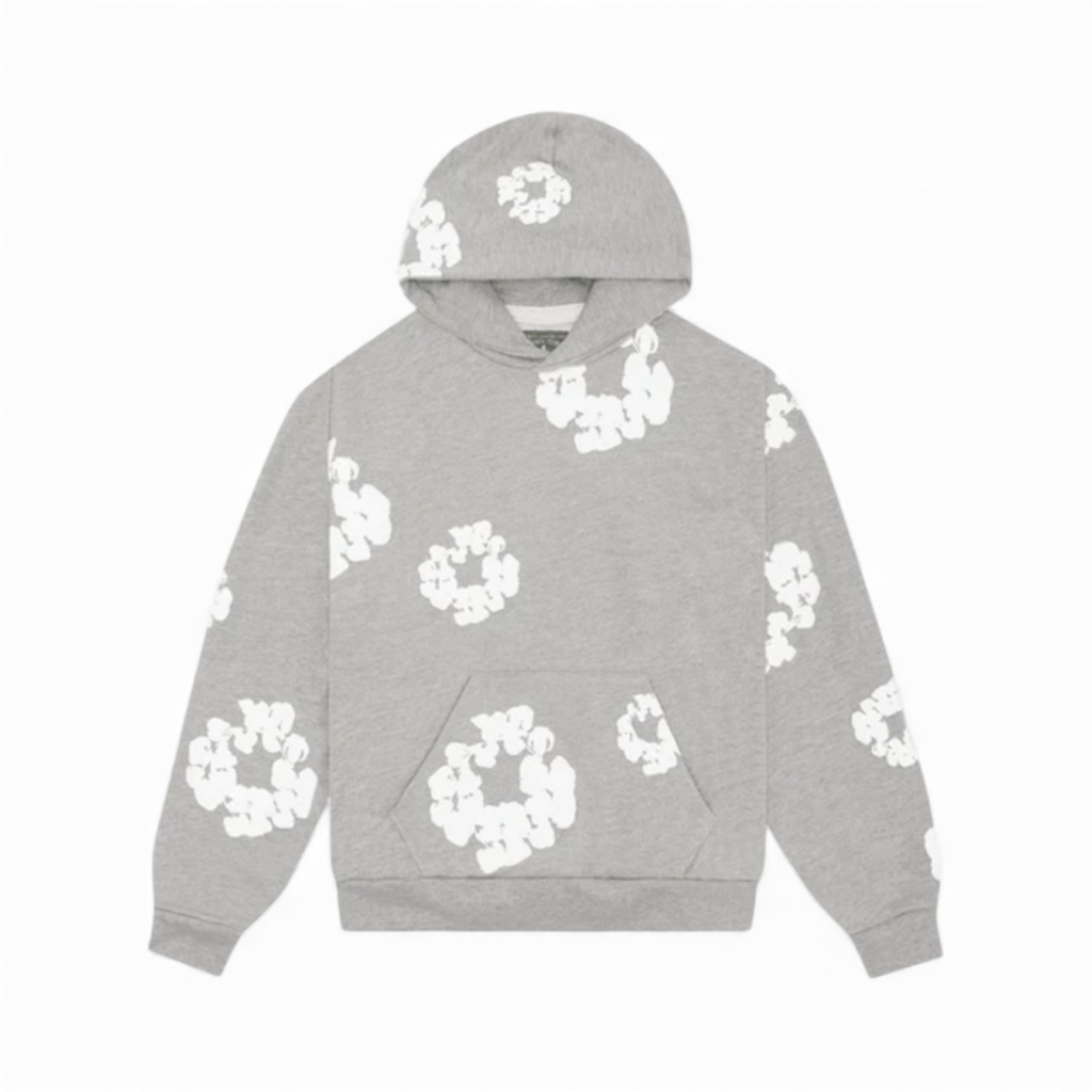 Grey Denim Tears Hoodie